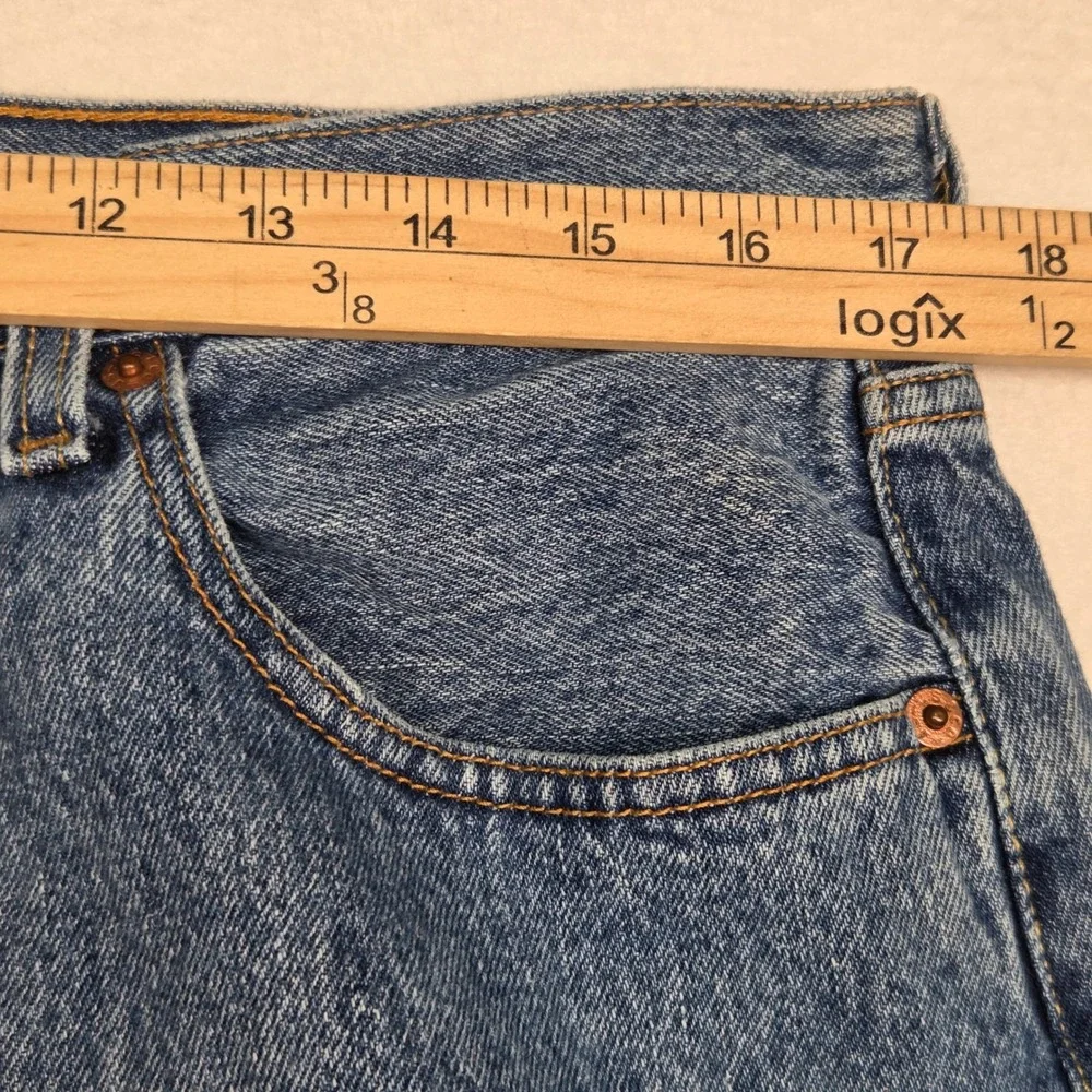 Vtg Levi's 501 Original Fit Y2K Jeans Mens 36x34 (Fits 34×32) Blue Straight Leg
